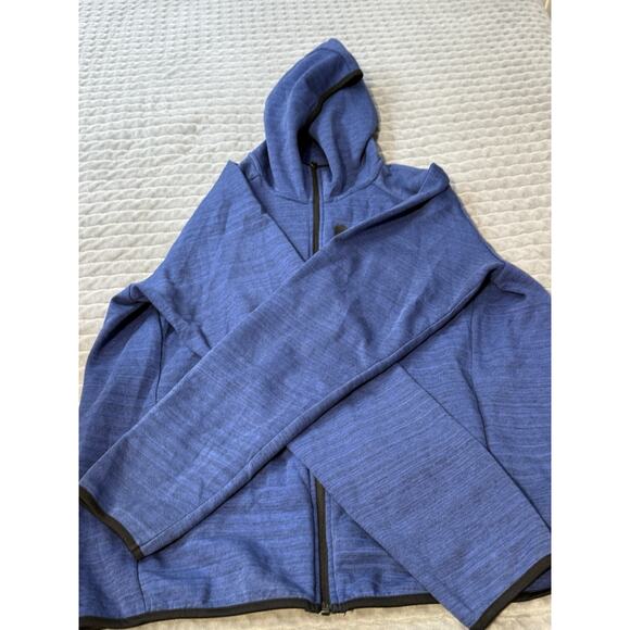 Uniqlo Plus Blue Full Zip Long Sleeve Knit Sweater Jacket Womens Size XL - Picture 2 of 4
